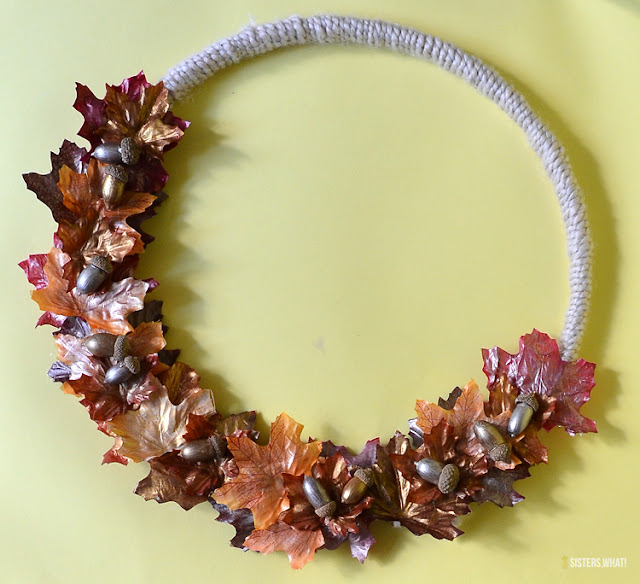 how to make a thanksgiving wreath