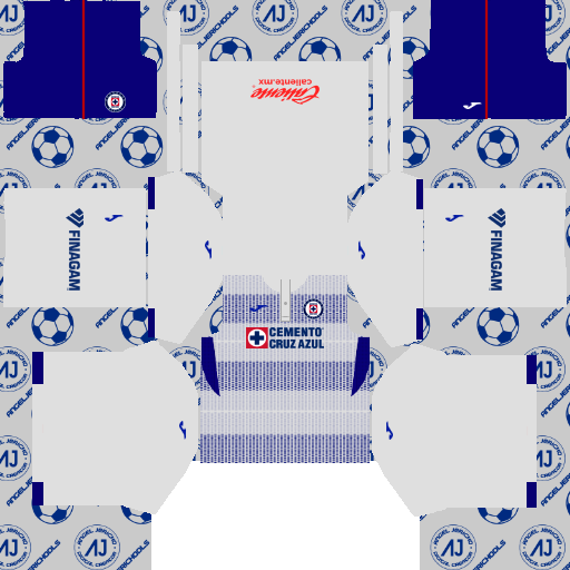 CRUZ AZUL CAMPEÓN DLS CLASSIC JOMA 20202021 (AHORA CON PARCHE DE CAMPEON LIGA MX GUARDIANES 2021)