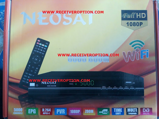 NEOSAT 6000 BOOM HD RECEIVER CCCAM OPTION