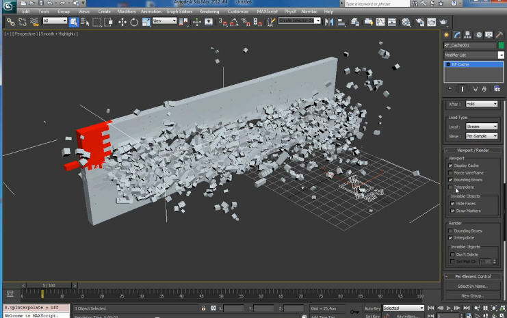 RayFire 1.61 plugin for 3ds Max 2009 | Computer Graphics News