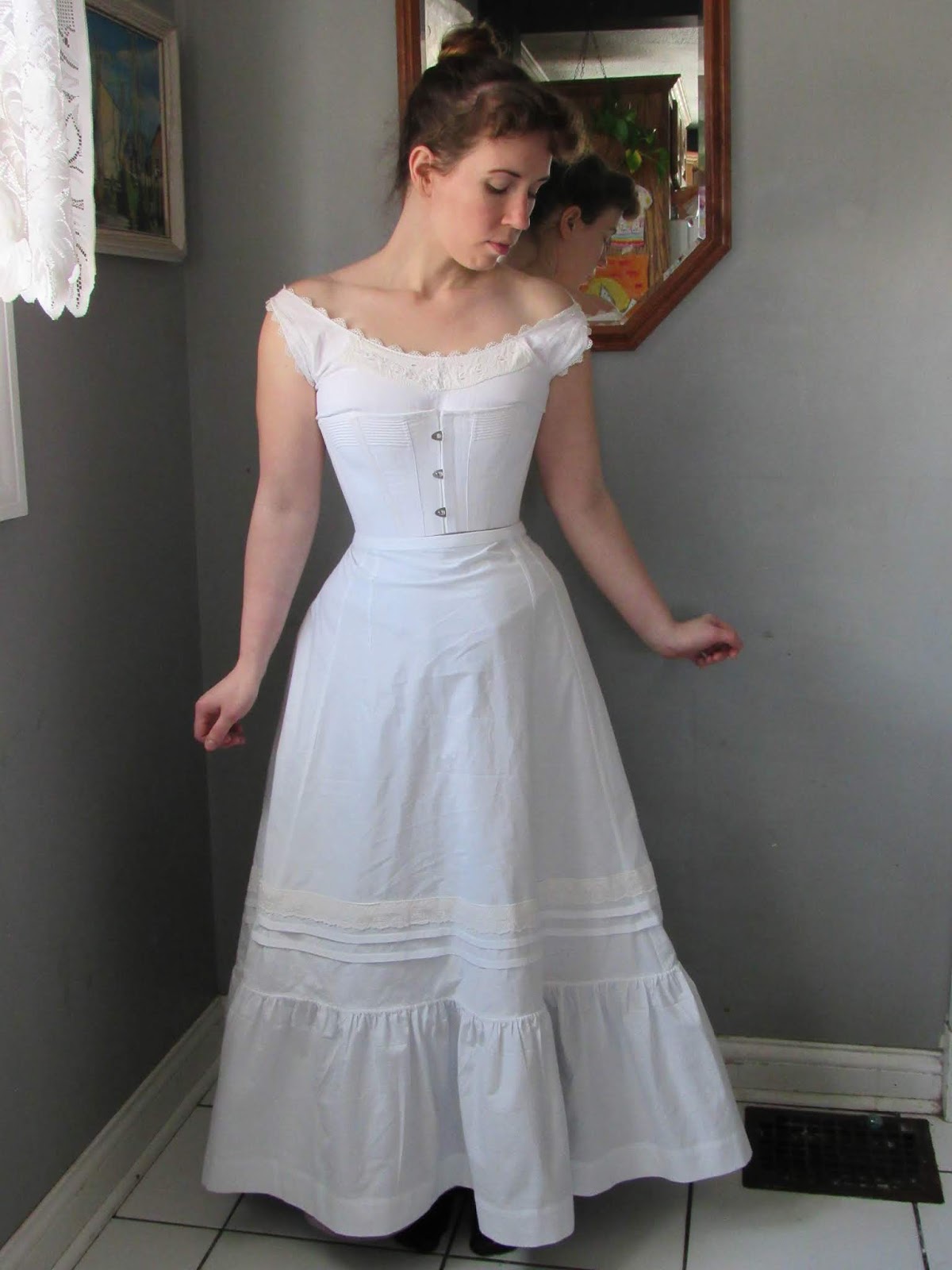 Romantic History: Two 1890's Petticoats