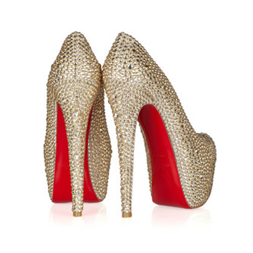 new website for your fashion: Christian Louboutin Daffodile Crystal