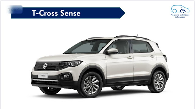 VW T-Cross Sense para PcD chega por R$ 57.630