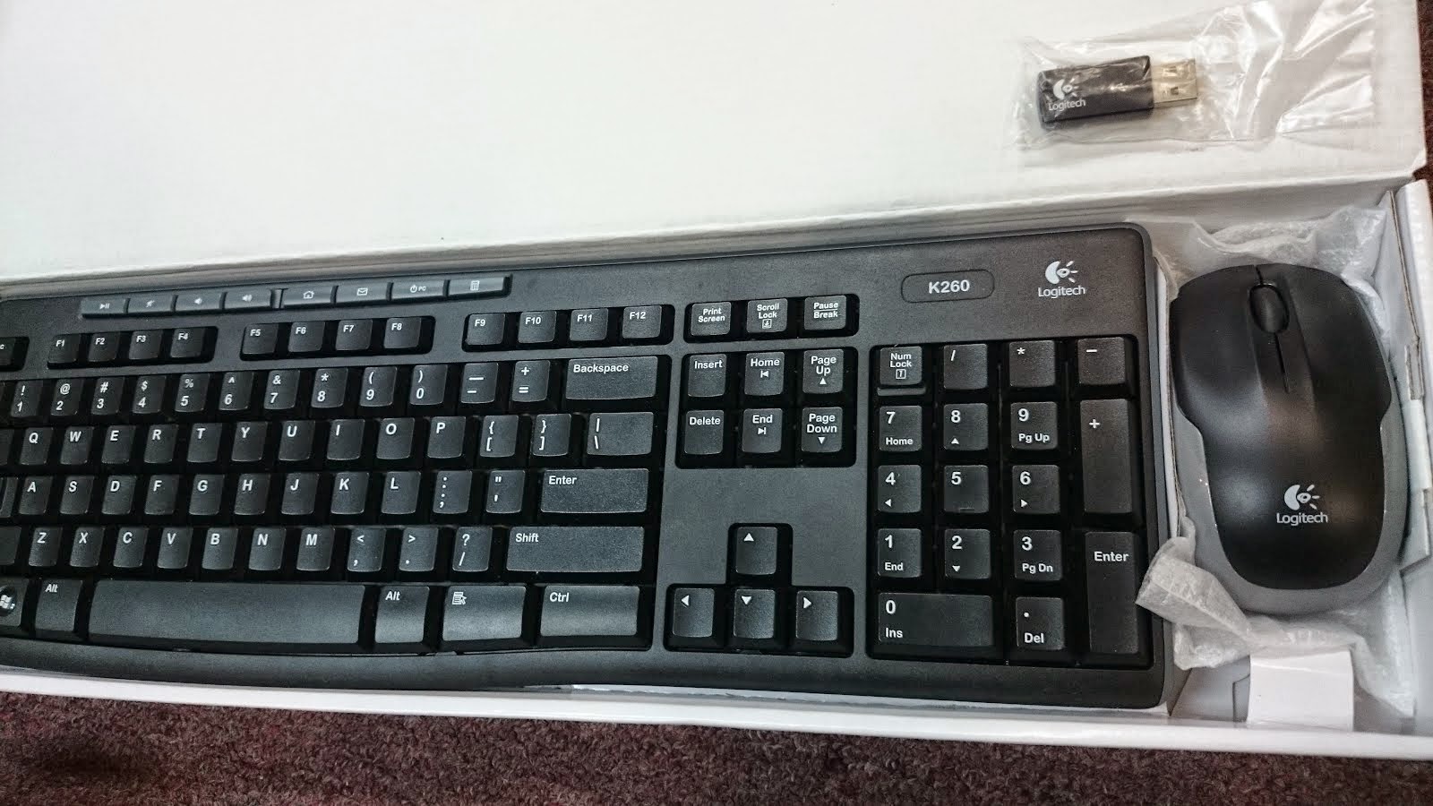 Recycle Mart Penang Keyboard and mouse Logitech Wireless Combo MK260