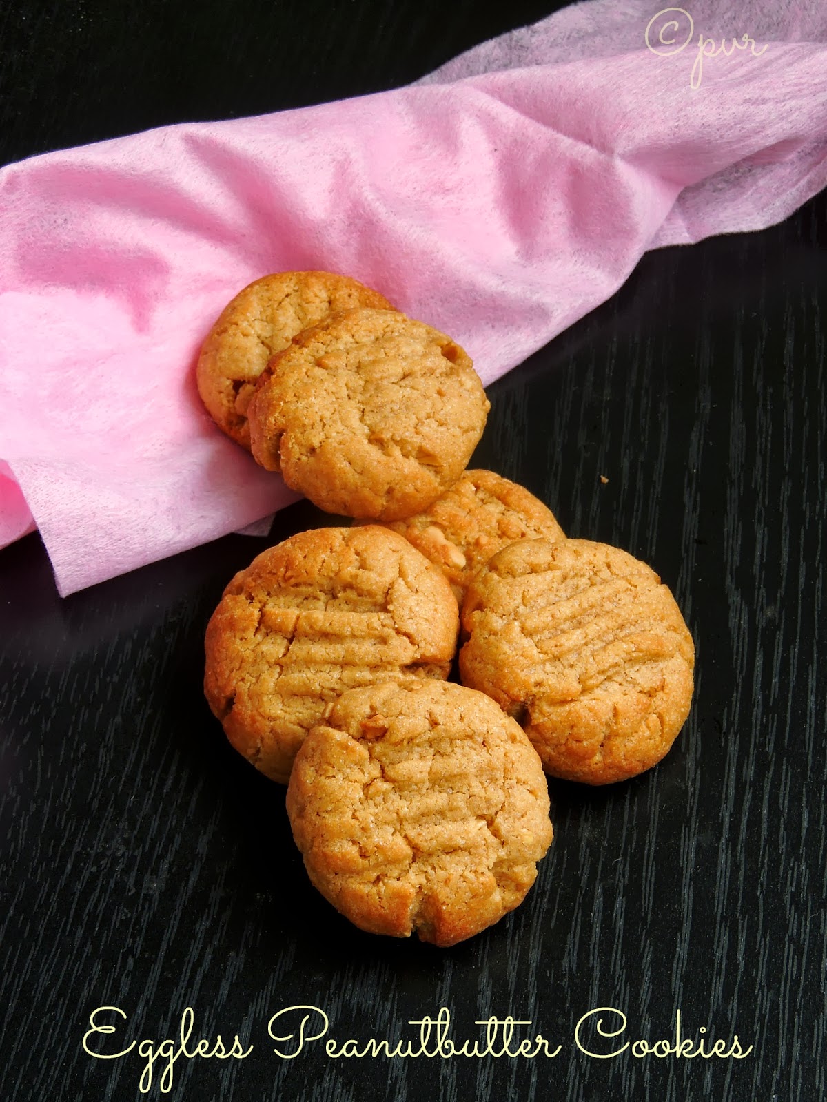 Priya's Versatile Recipes Eggless Peanut Butter CookiesHome Baker's