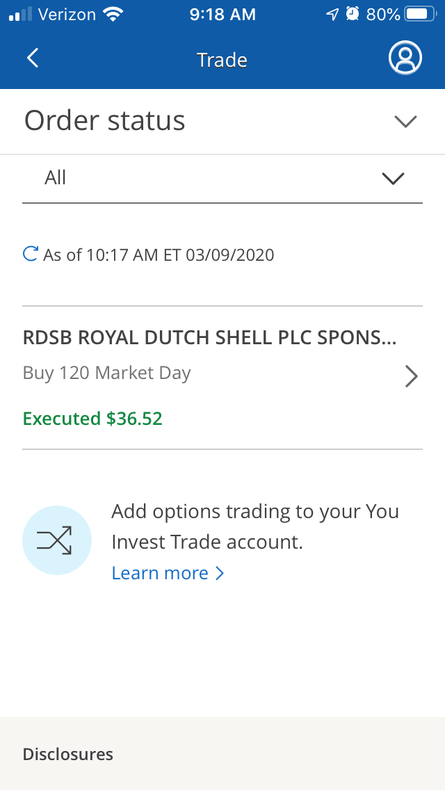 My Dividend Pipeline Recent Buy Shell