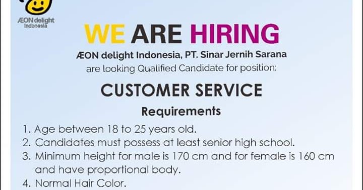 Gaji pt aeon delight indonesia