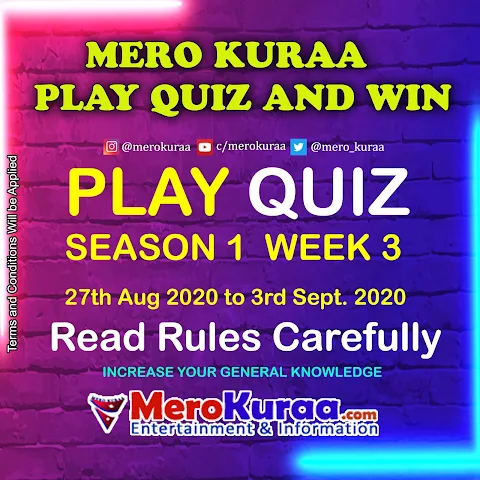 Play Quiz and Win Season 1 Week 3
