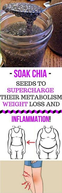 SOAK CHIA SEEDS TO SUPERCHARGE THEIR METABOLISM, WEIGHT LOSS AND INFLAMMATION-FIGHTING LIKE NEVER BEFORE