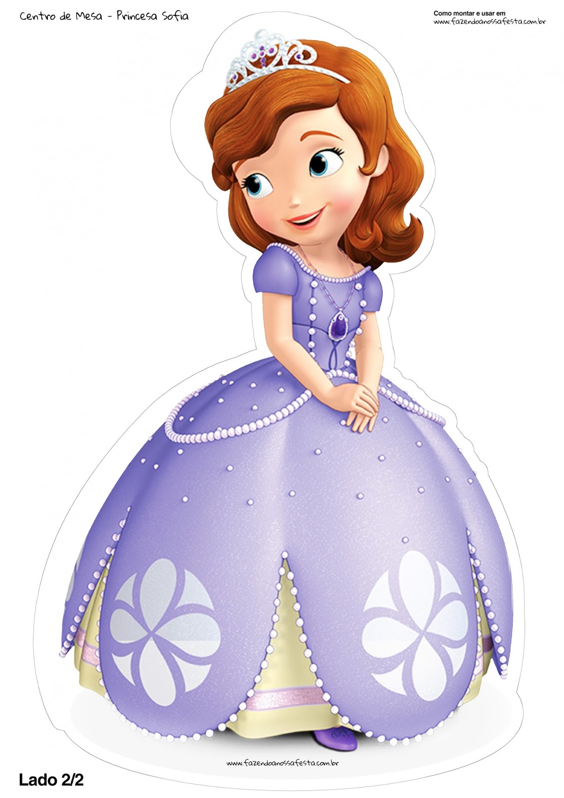 Sofia The First Free Printable Birthday Banner