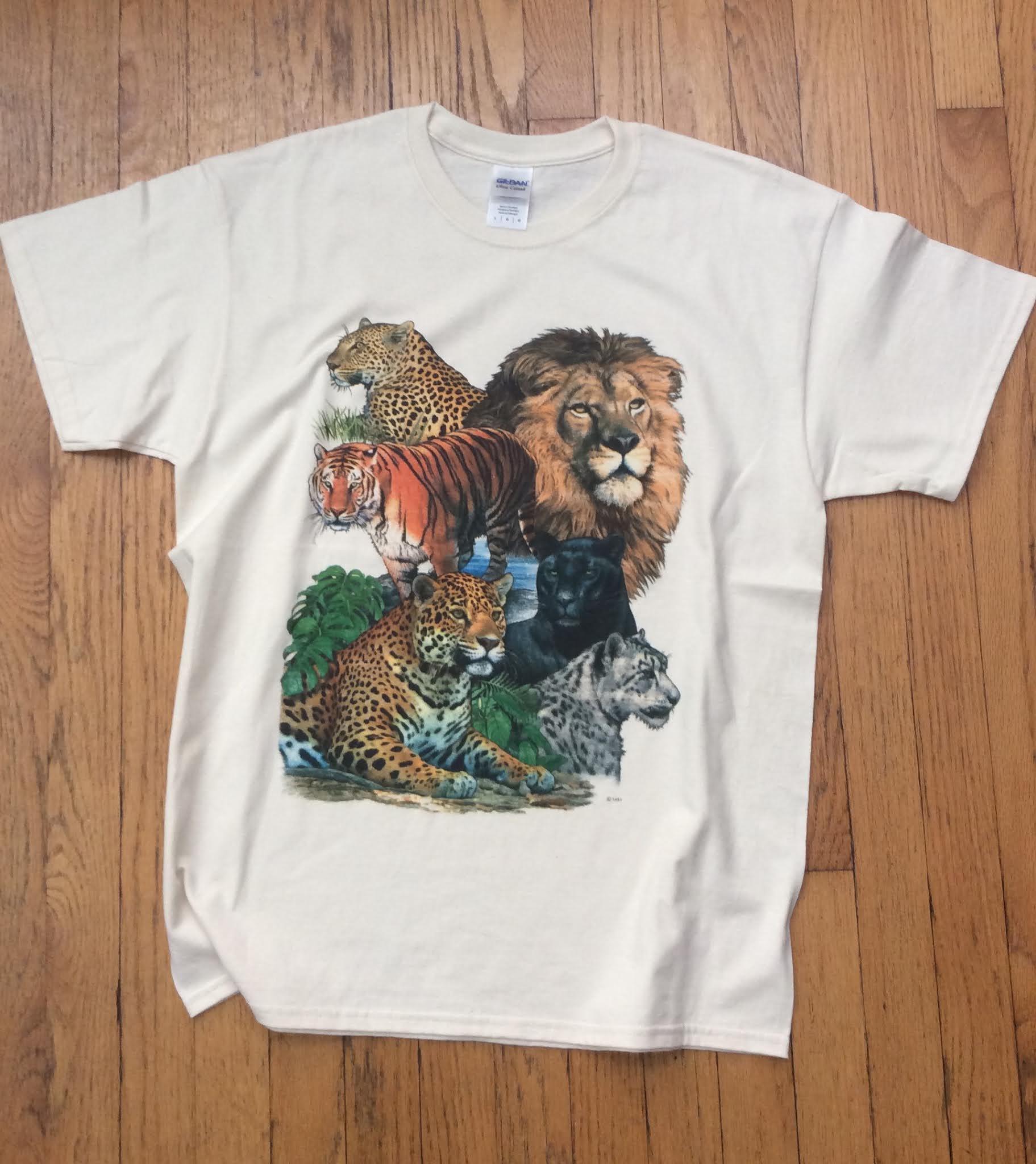 T-SHIRTS CONECTION: GREAT BIG CATS