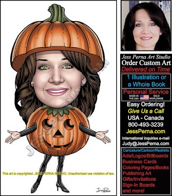 Halloween Jack-O-Lantern Real Estate Agent Ad