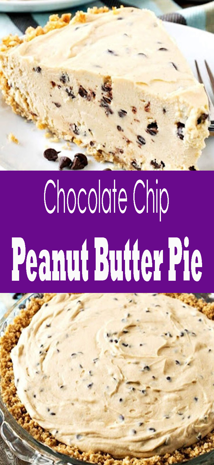 Chocolate Chip Peanut Butter Pie thepopularrecipes8