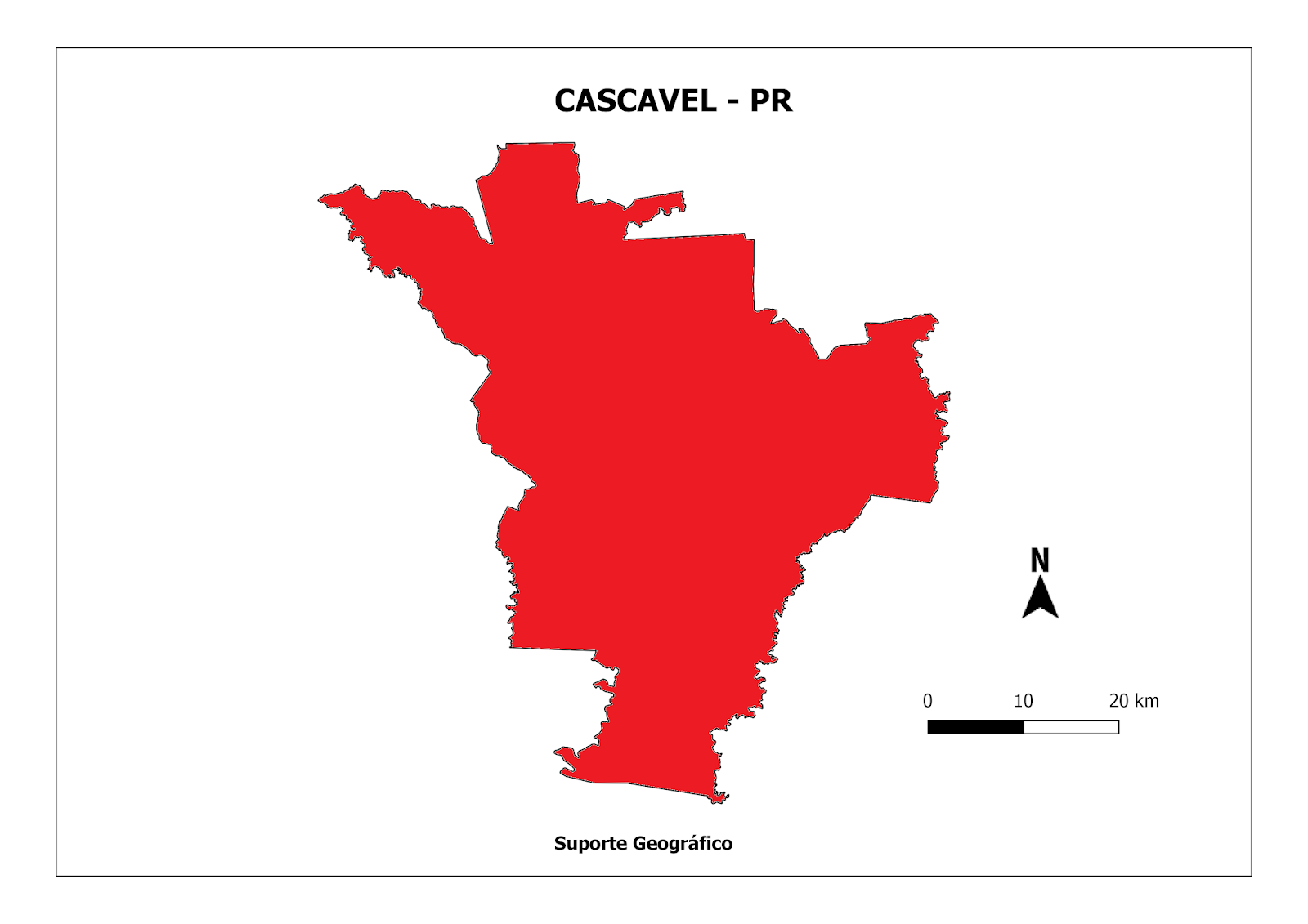 MAPA DE CASCAVEL PR MAPA DE CASCAVEL PR
