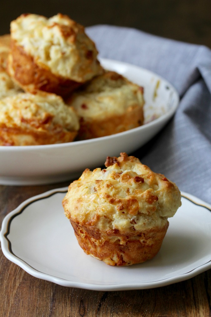 Bacon and Gruyère Muffins Karen's Kitchen Stories