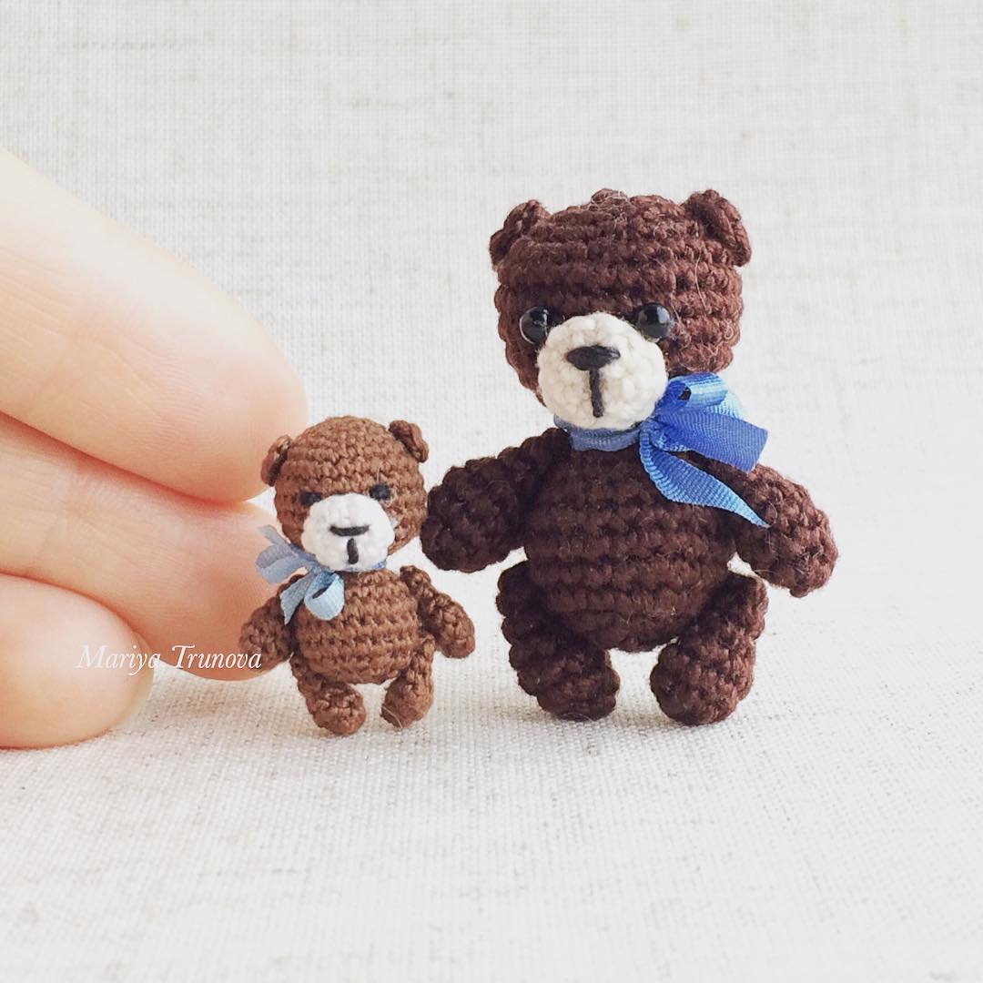 Tiny bears amigurumi