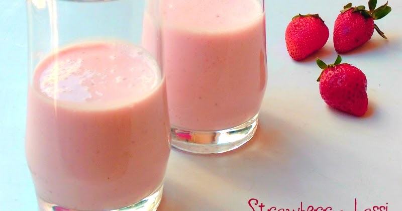 Strawberry Lassi Recipe