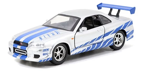2002 Nissan Skyline R34 coleccion rapido y furioso, coleccion rapido y furioso jada toys, coleccion rapido y furioso 1/32, 2002 Nissan Skyline R34