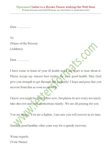 sample get well soon letter