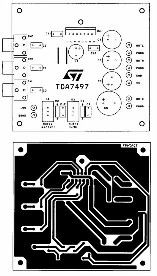 Tda7297 Pcb Layout - PCB Circuits