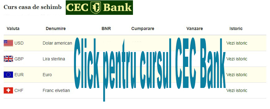Click pentru cursul CEC Bank Click pentru cursul
CEC Bank