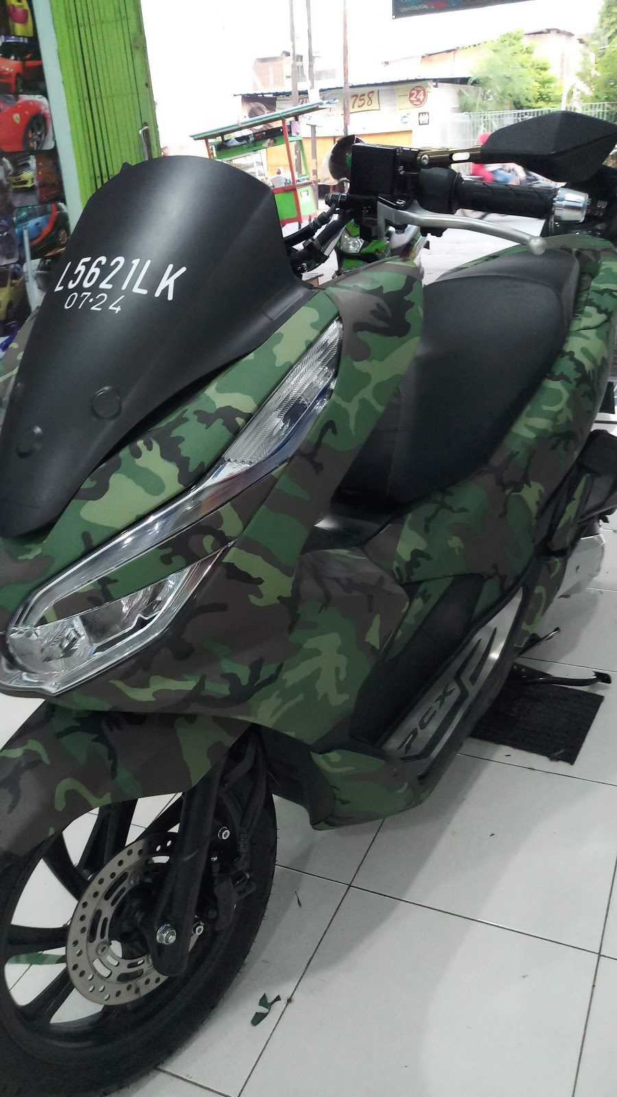 Dhanial Art Sticker  wrapping full pcx army 