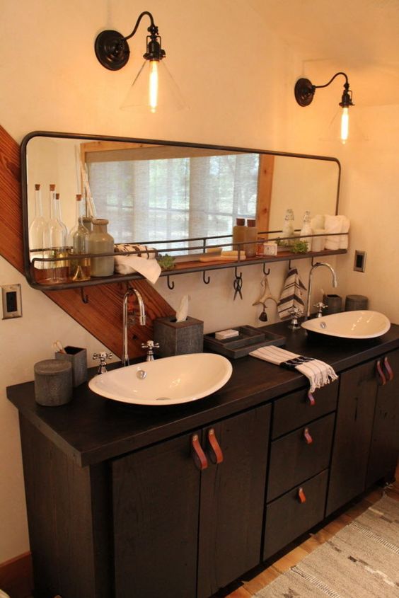 Inspiración de fin de semana: Espejos de baño con balda | Etxekodeco