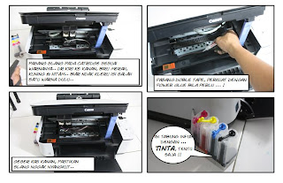 Cara Memasang Sistem Infus Printer Canon MP250