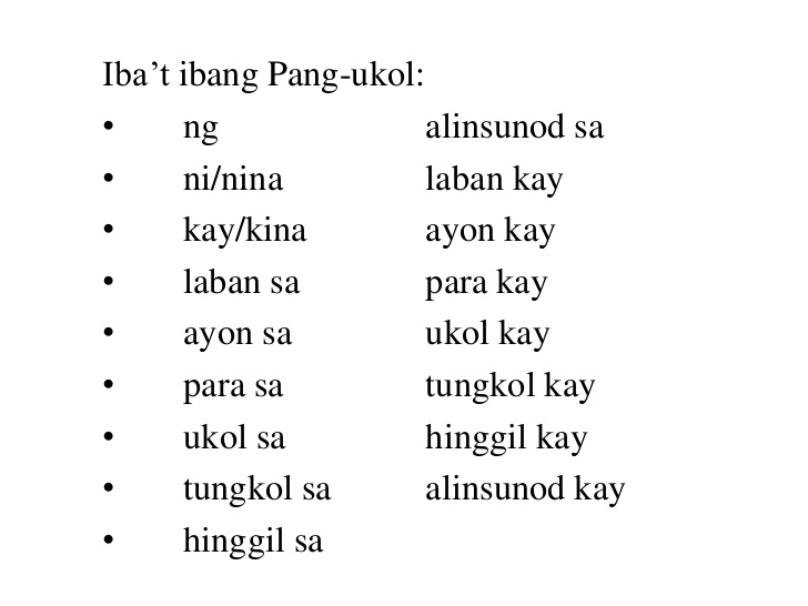 Halimbawa Ng Pang Angkop Sa Pangungusap - Who Writes For