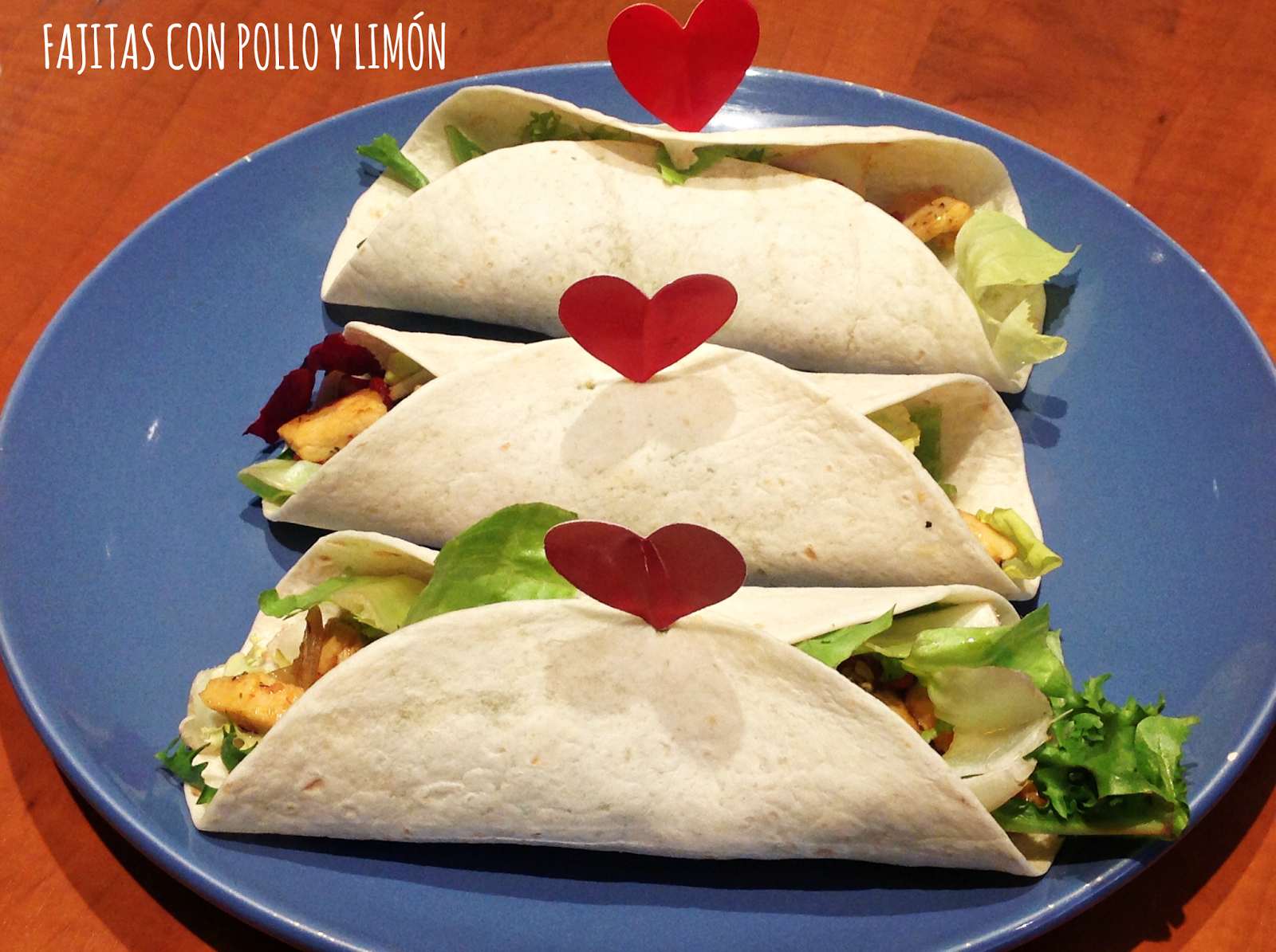 FAJITAS CON POLLO Y YOGUR