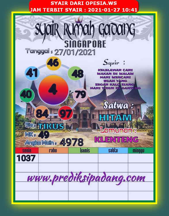 PREDIKSI SGP YOHII