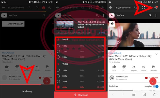 Cara Download Video dan Mp3 dari Youtube Android dengan Mudah