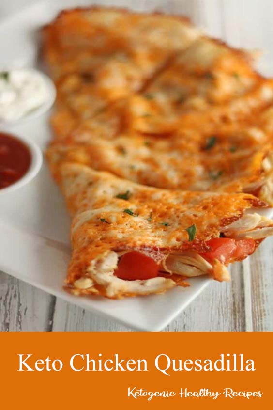 Keto Chicken Quesadilla Festval Food