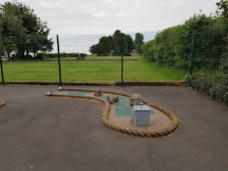 The Crazy Golf course at Promenade Park in Grange-over-Sands The Crazy Golf course at Promenade Park in Grange-over-Sands