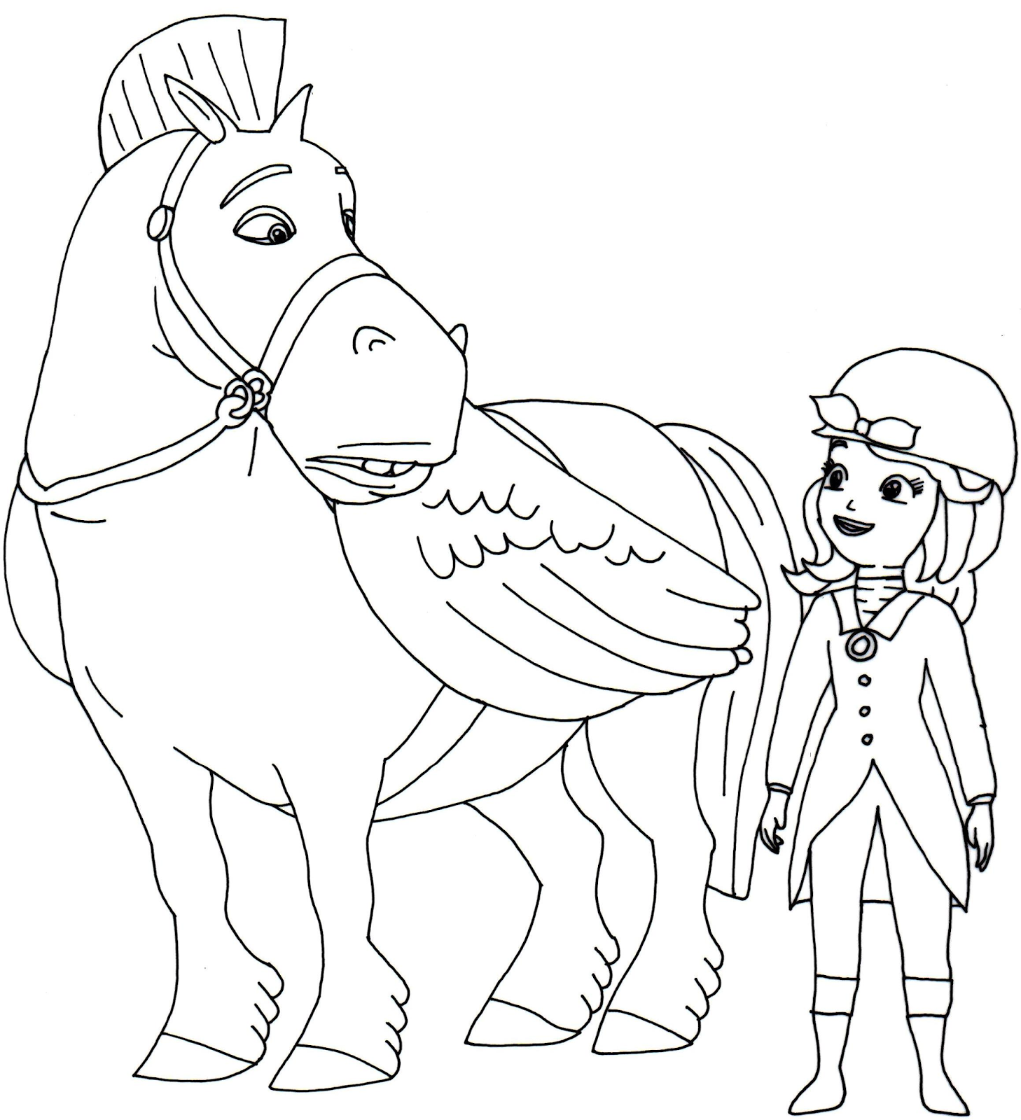 Sofia The First Coloring Pages April 2014 Sofia The First Coloring Pages April 2014