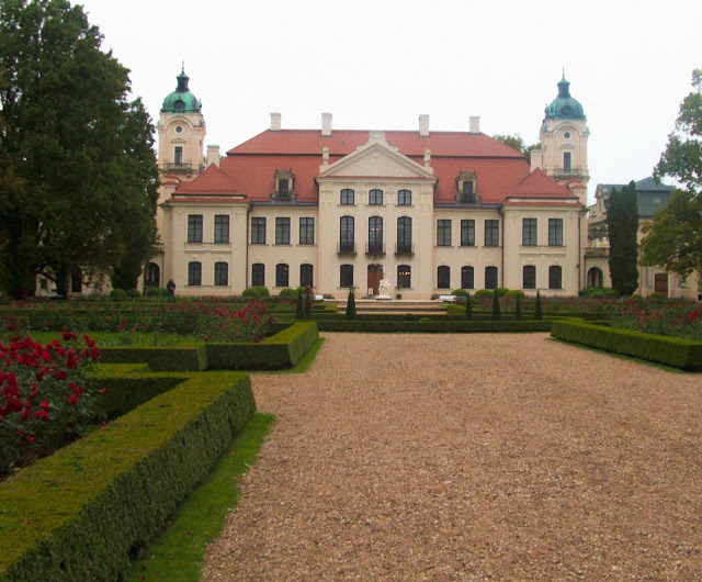 Ogród ogród, Muzeum Zamoyskich w Kozłówce, tył