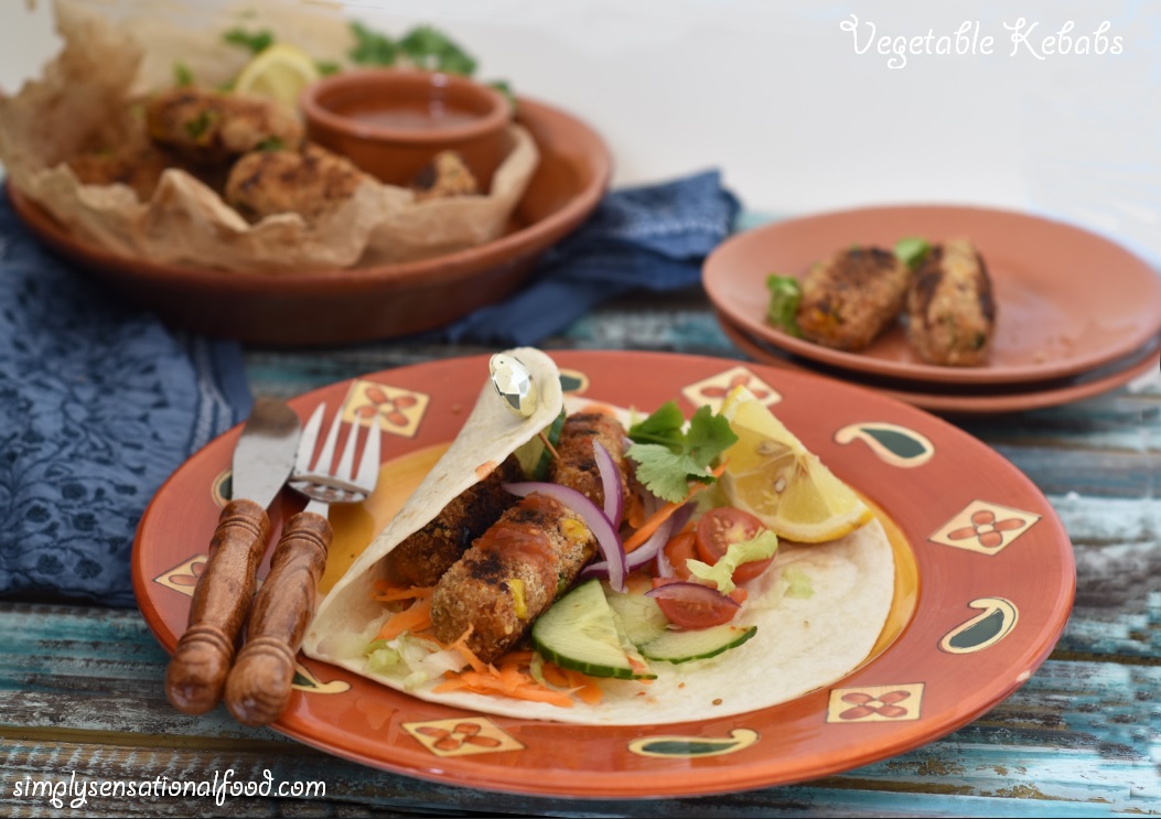 Vegetable Kebabs in the Von Shef Cook Robot Digital Air Fryer. simply.food