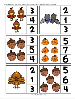 October Number Sense Freebie