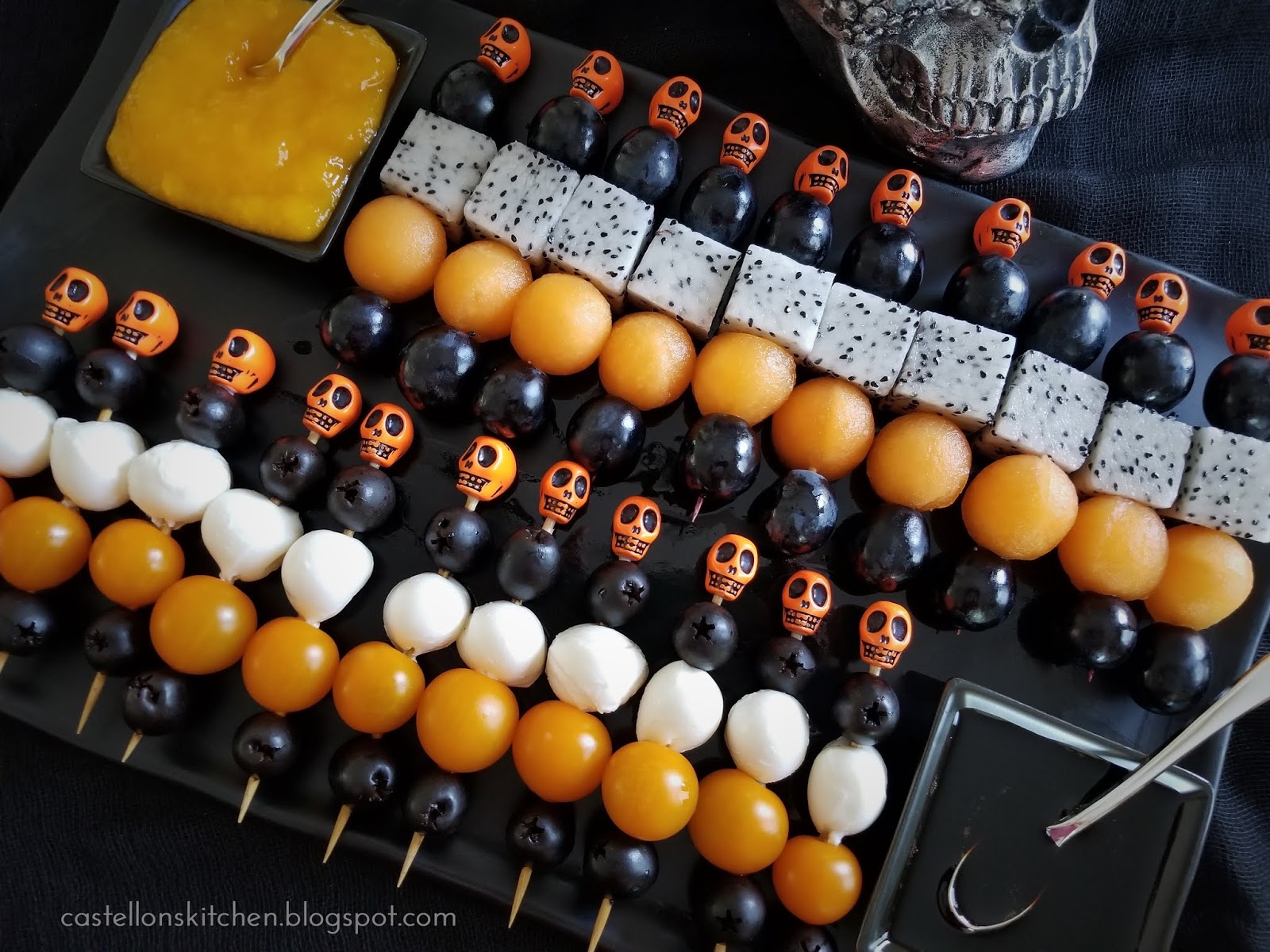 Castellon's Kitchen Easy Halloween Kabobs