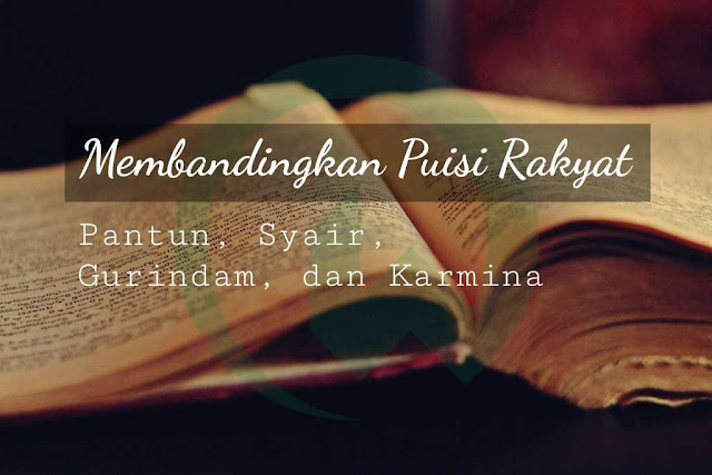 Jelaskan perbedaan pantun dan syair