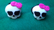 Broche de fieltro Monster High. Coleteros de fieltro Monster High, .