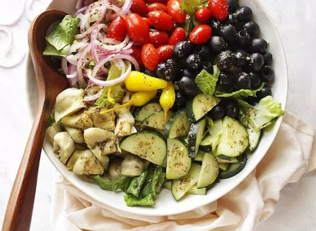 Italian Salad #healthy #sidedish
