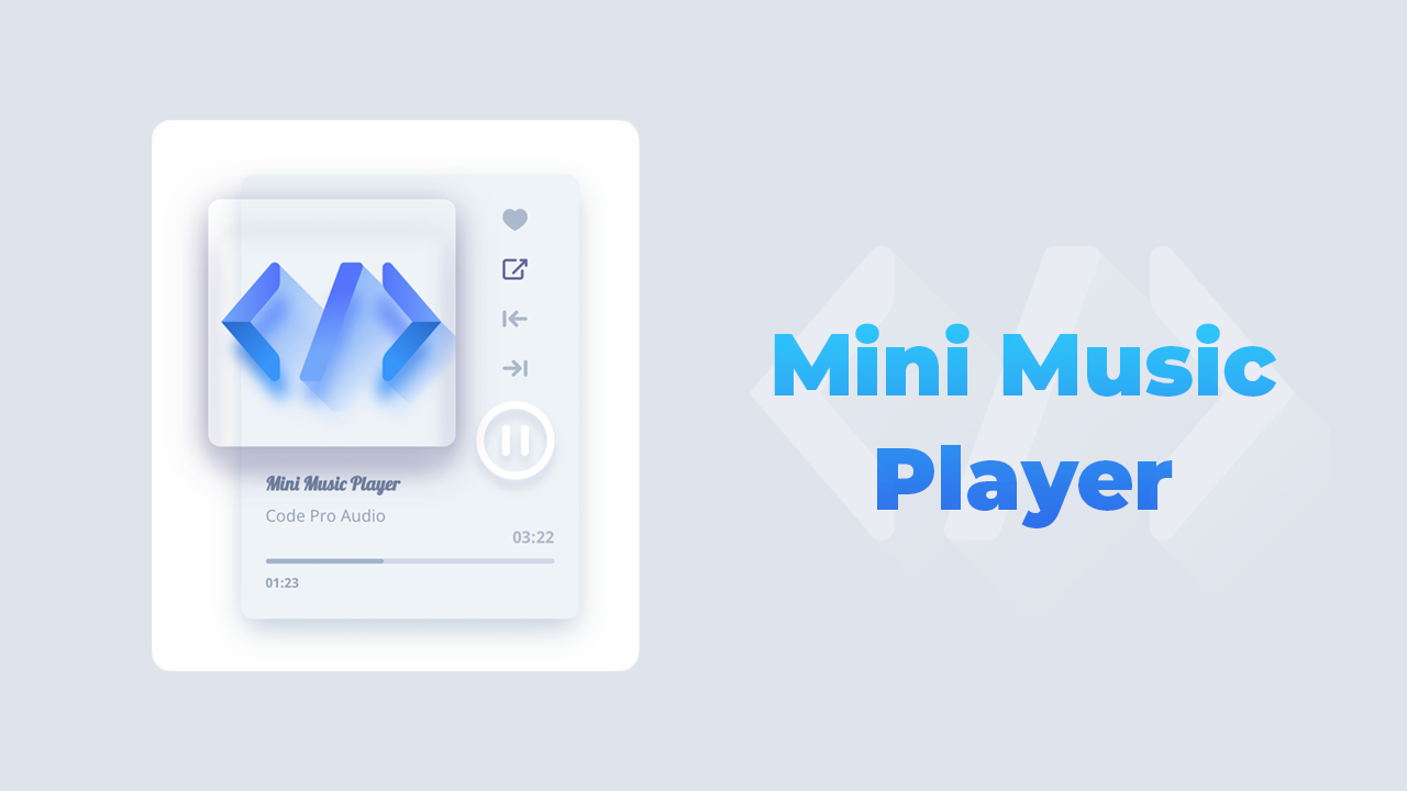 Share code mini music player Code Pro Software Công ty Cổ phần Phần