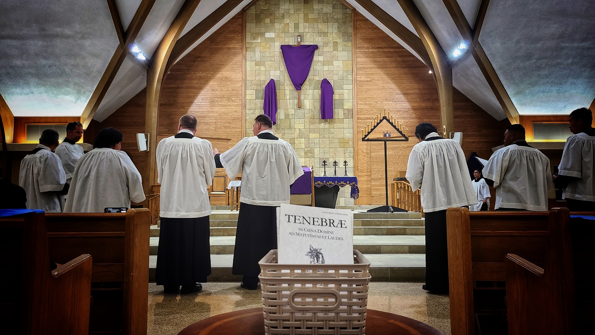 The Brothers of the Little Oratory in San Diego: Photos of Tenebrae 2021