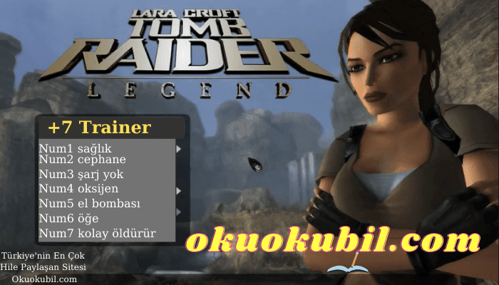 Tomb Raider: Legend: v1.2 Can + Bomba +7 Trainer Hilesi İndir