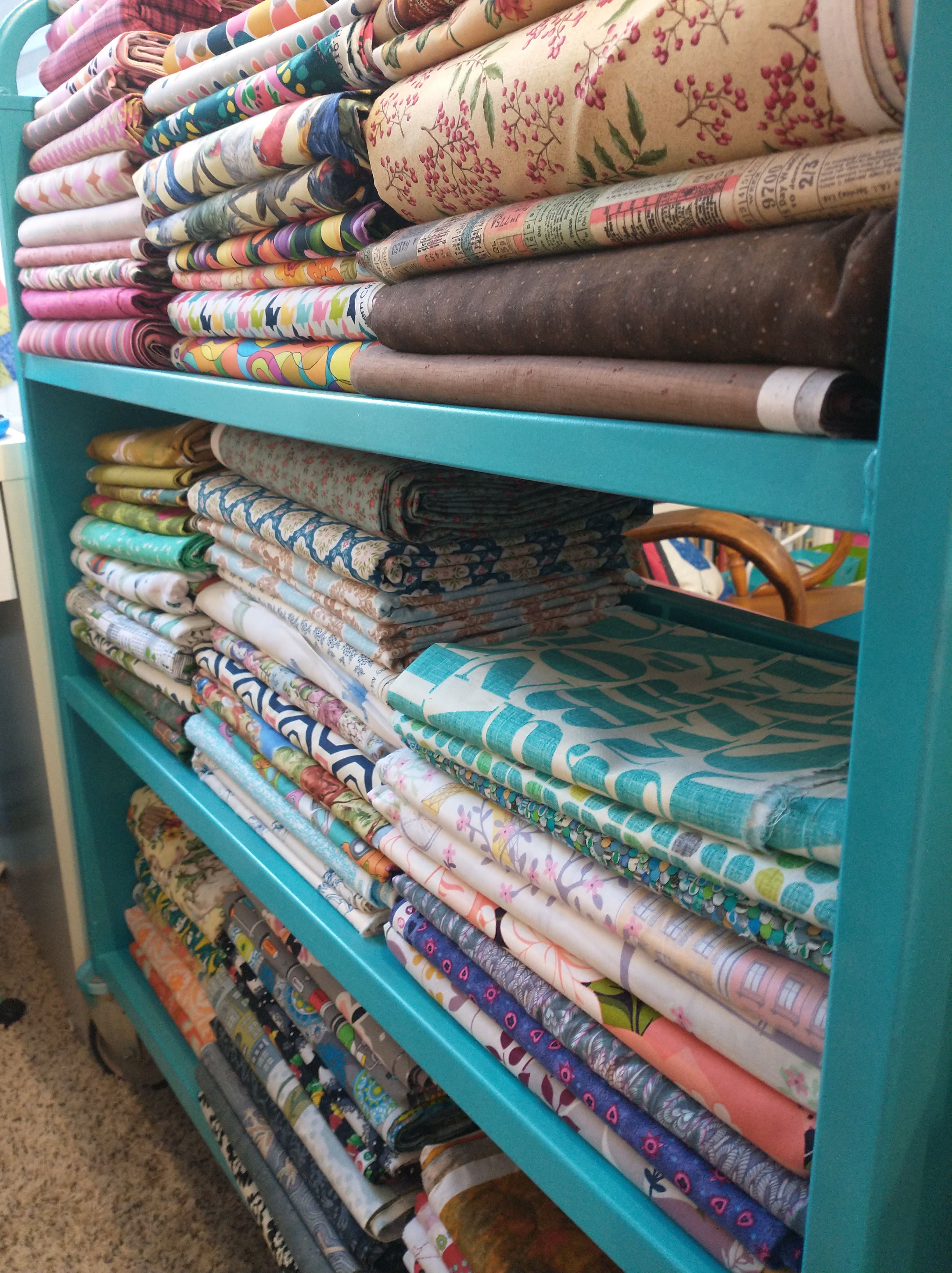 Adventurous Quilter Fabric Stash Organization