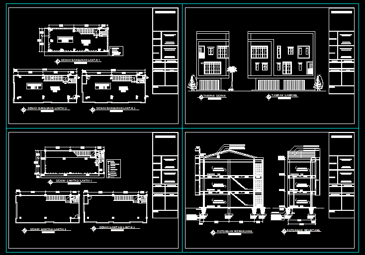 Download Denah Rumah 2 Lantai Lengkap Dwg Guru Download Denah Rumah 2 Lantai Lengkap Dwg Guru