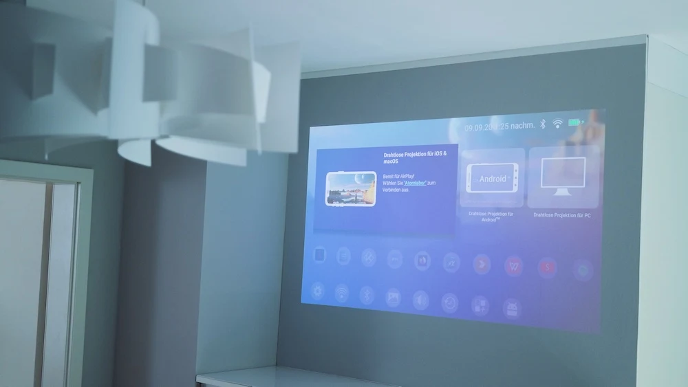 Der mobile BenQ GV-1 Mini Beamer als Schlafzimmer TV | Mein "Ab an die Decke" Projekt
