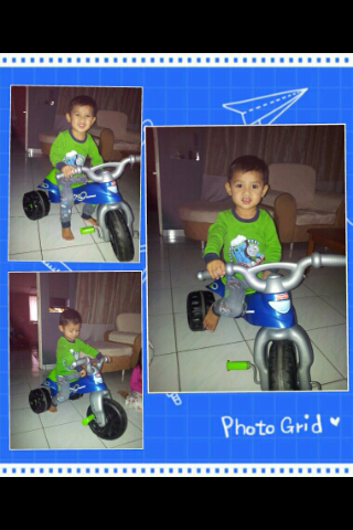 cutiez boy with FP trike