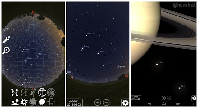 Mobile sky map